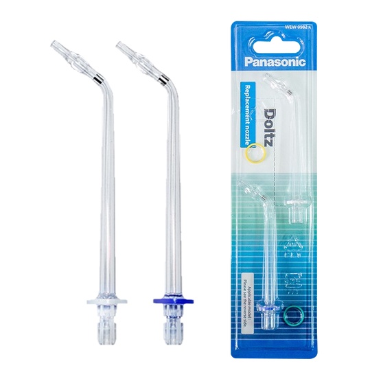 Combo Máy Tăm Nước Panasonic Công Nghệ Siêu Âm EW1613W451 và phụ kiện Đầu Tăm nước Thay Thế Panasonic WEW0982X401- Làm Sạch Kẽ Răng &amp; Túi Nha Chu, Mát Xa Nướu - 10 Chế Độ - Bình Chứa Lớn - Hàng chính hãng