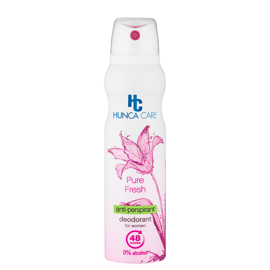 Xịt Khử Mùi giảm thâm, không cồn Hương Hoa Và Gỗ 48h - Hunca care 150ml