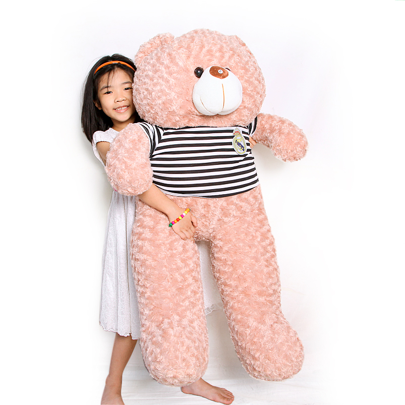 Gấu bông teddy cao cấp khổ vải 1m4 màu vani