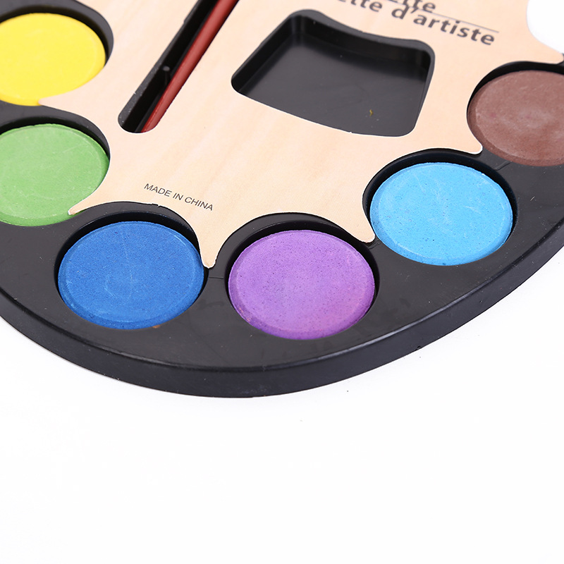 Bộ Palette 12 Màu Nước Water Color Cao Cấp Size Nhỏ/Vừa/Lớn Tặng Bút Lông Cọ Vẽ Pha Màu Tiện Dụng - Bộ Palette Màu Nước Chuyên dụng Tiện Dụng 12 Màu Sắc Chất Lượng Vượt Trội - Hàng Chính Hãng VinBuy