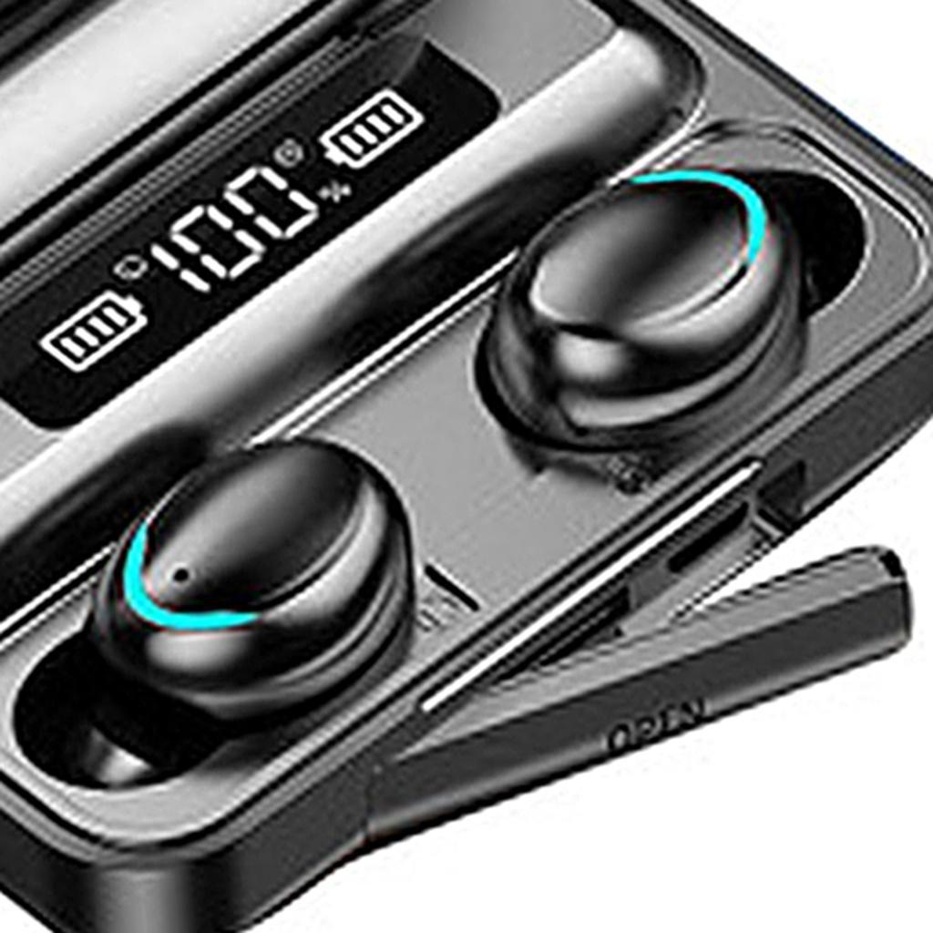 5.0 Earphones 9D Stereo Sports LED hands- earplugs