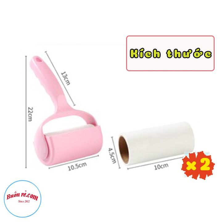 Cây lăn bụi quần áo kèm 2 lõi thay thế làm sạch nhanh gọn Buôn Rẻ 00236