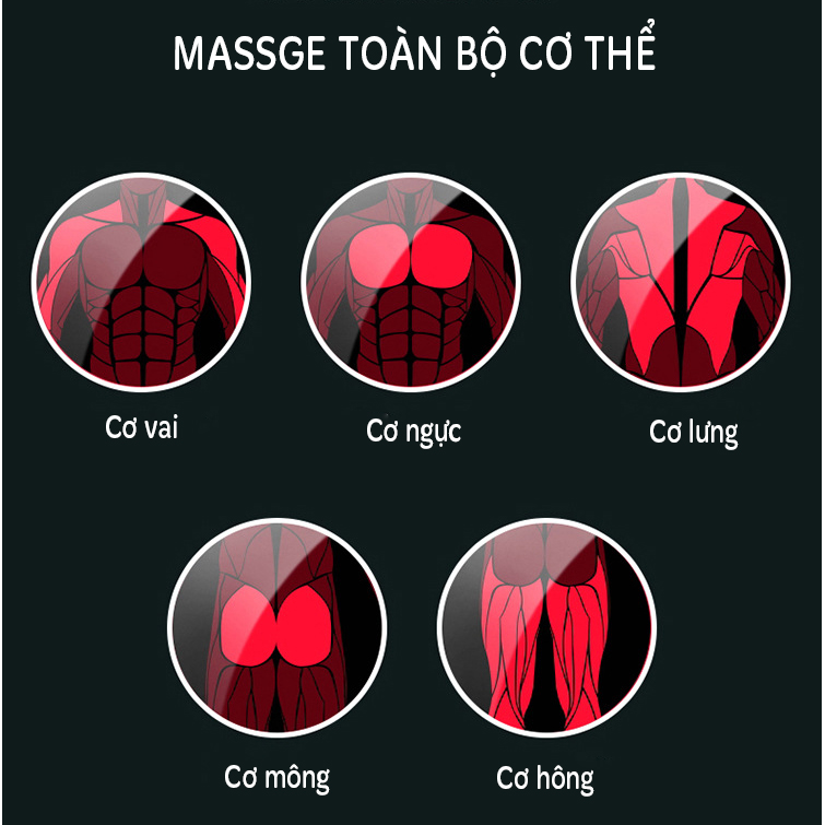 Hình ảnh Súng Massage, Máy Massage Cầm Tay Cao Cấp FASCIAL GUN TY-605-Trị đau nhức, giảm căng cơ