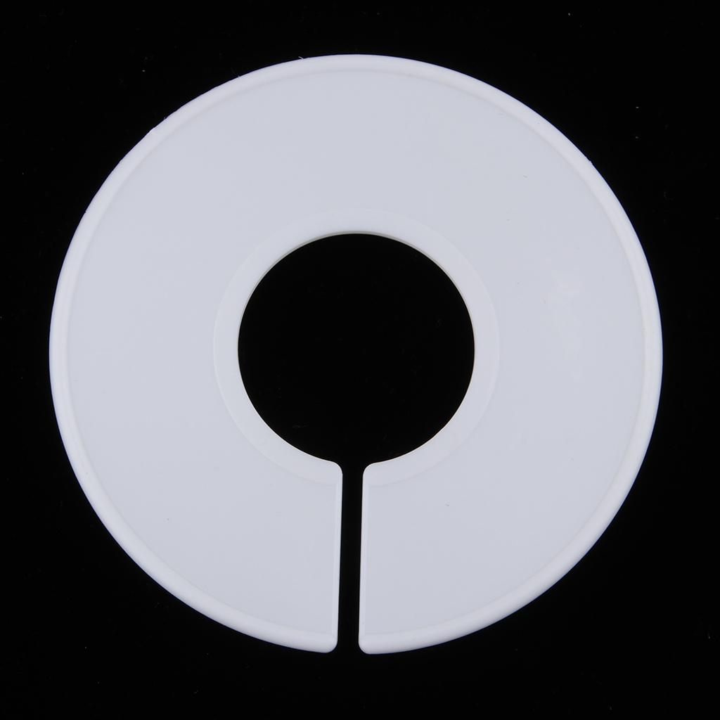 20x Quần Áo Kích Thước Giá Đỡ Chia Ngăn Tủ Quần Áo Tròn Móc Treo Chia Ngăn Trắng + Đen