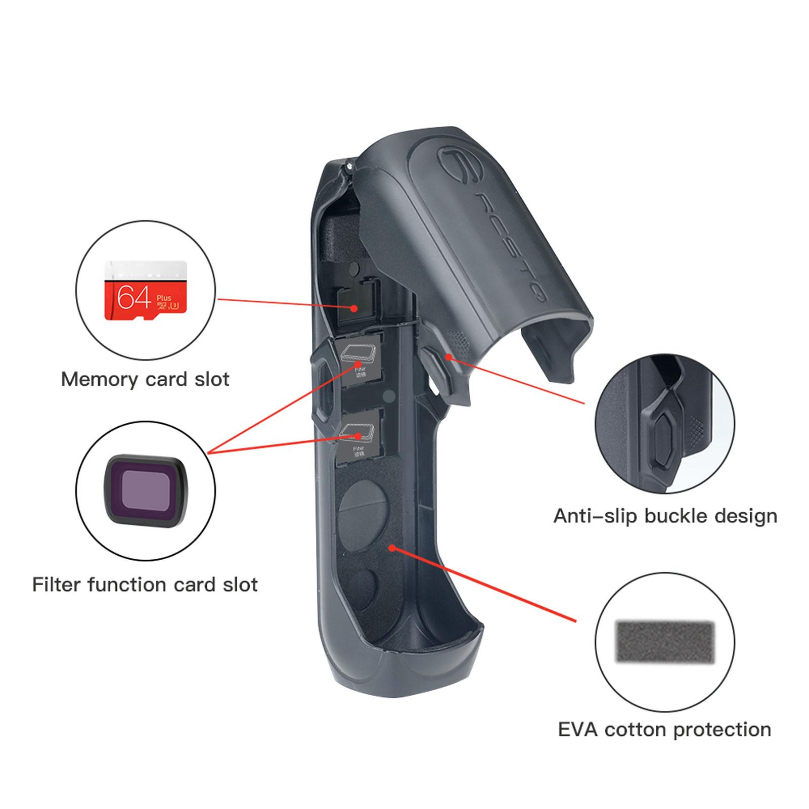 Bao Da Bảo Vệ Hộp Lưu Trữ Di Động Có Dây Buộc Cho FIMI Lòng Bàn Tay 2 Bỏ Túi Gimbal Phụ Kiện Máy Ảnh