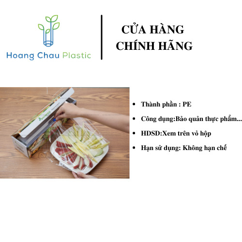 Hộp Màng Bọc Thực Phẩm PE SATIS 38cm x 450m Không Chứa Chất Phụ Gia Gây Hại Sức Khỏe Dùng Được Cho Lò Vi Sóng