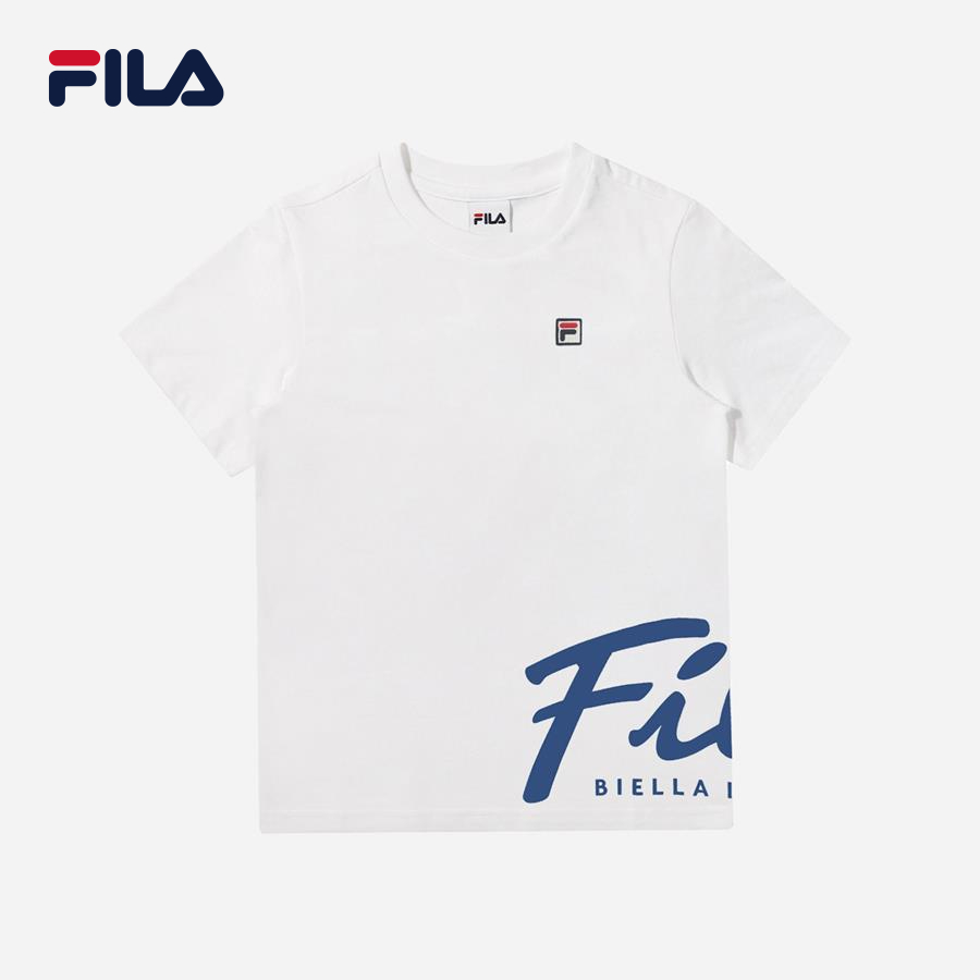 Áo thun tay ngắn thời trang unisex Fila - FW2RSE3005M-WHI