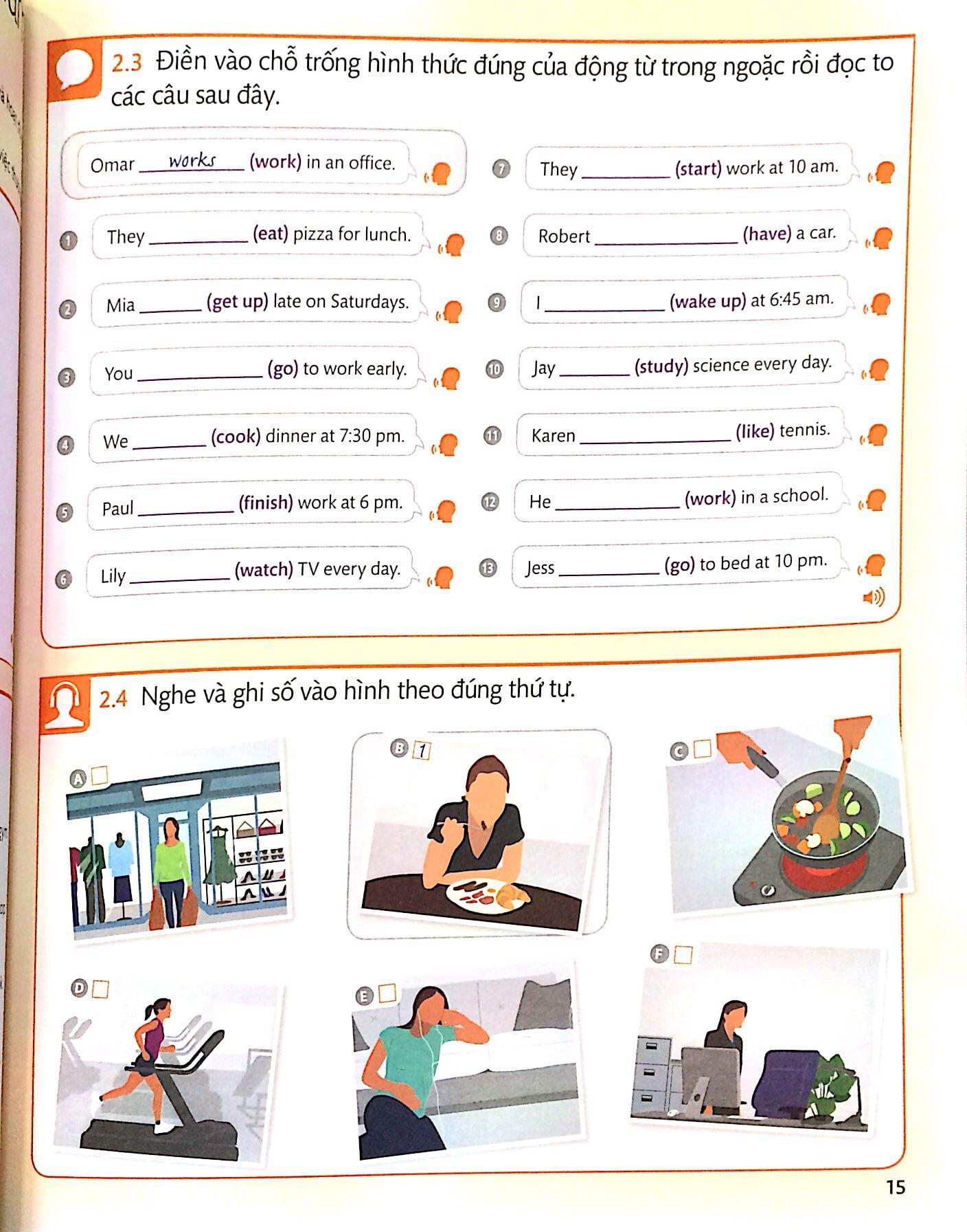 Sách Tiếng Anh Cho Mọi Người - English For Everyone Level 2 Beginner Practice Book (Kèm CD)