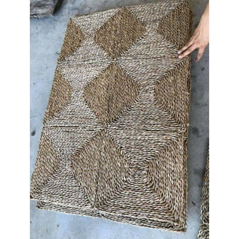 thảm cói chữ nhật size 90x60