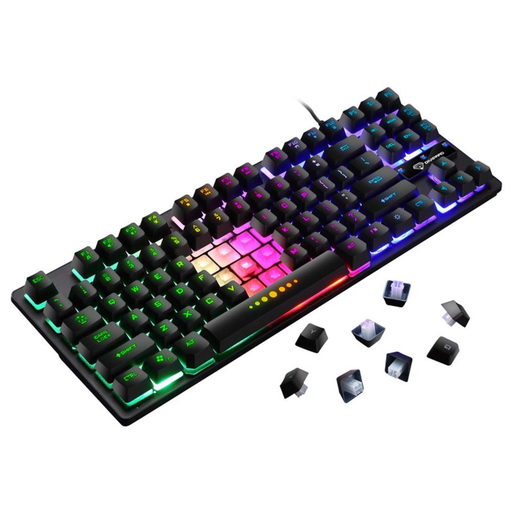 Bàn Phím Cơ Gaming Gk-10 87 Phím Có Đèn Nền Cho Laptop / Pc