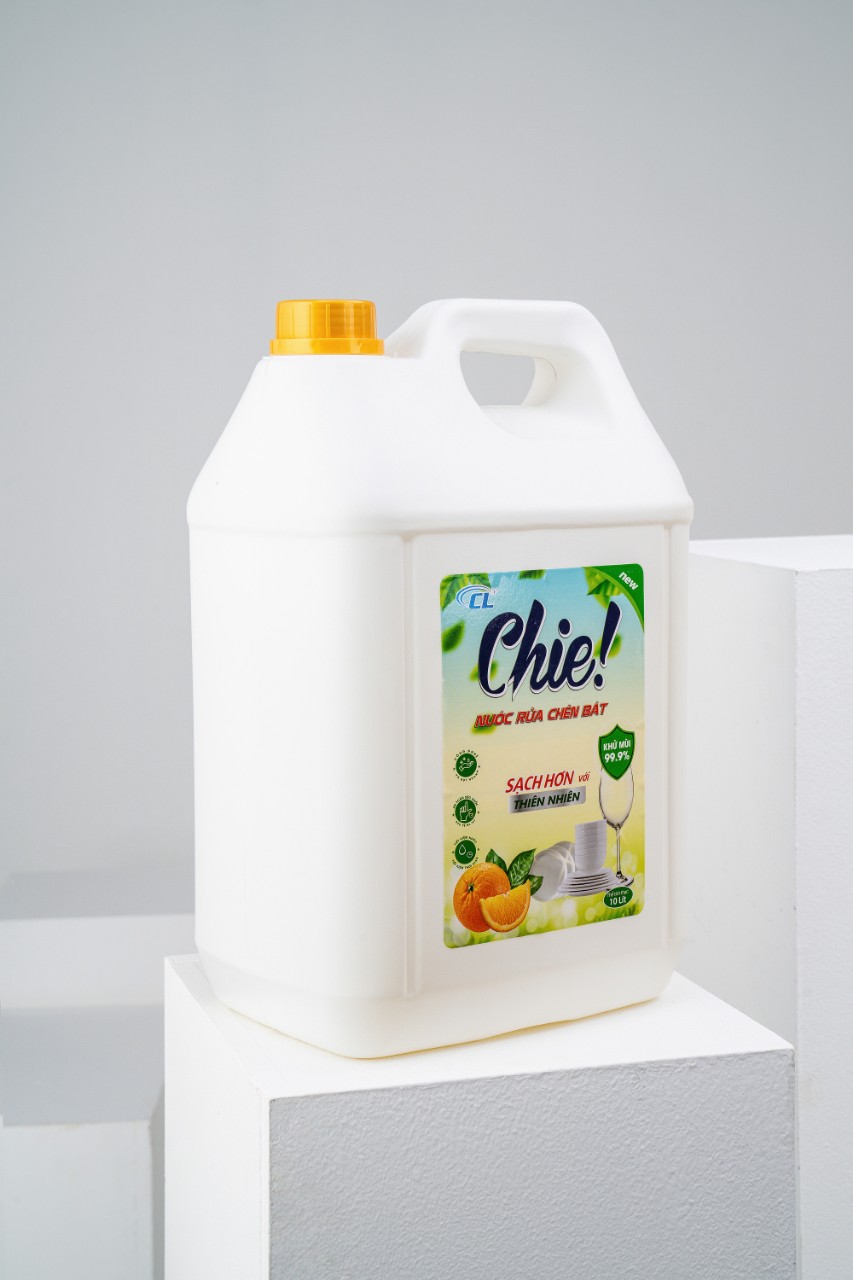 Nước rửa chén hương trái cây Chie! 100% organic không hóa chất độc hại, thân thiện môi trường can 10 lít