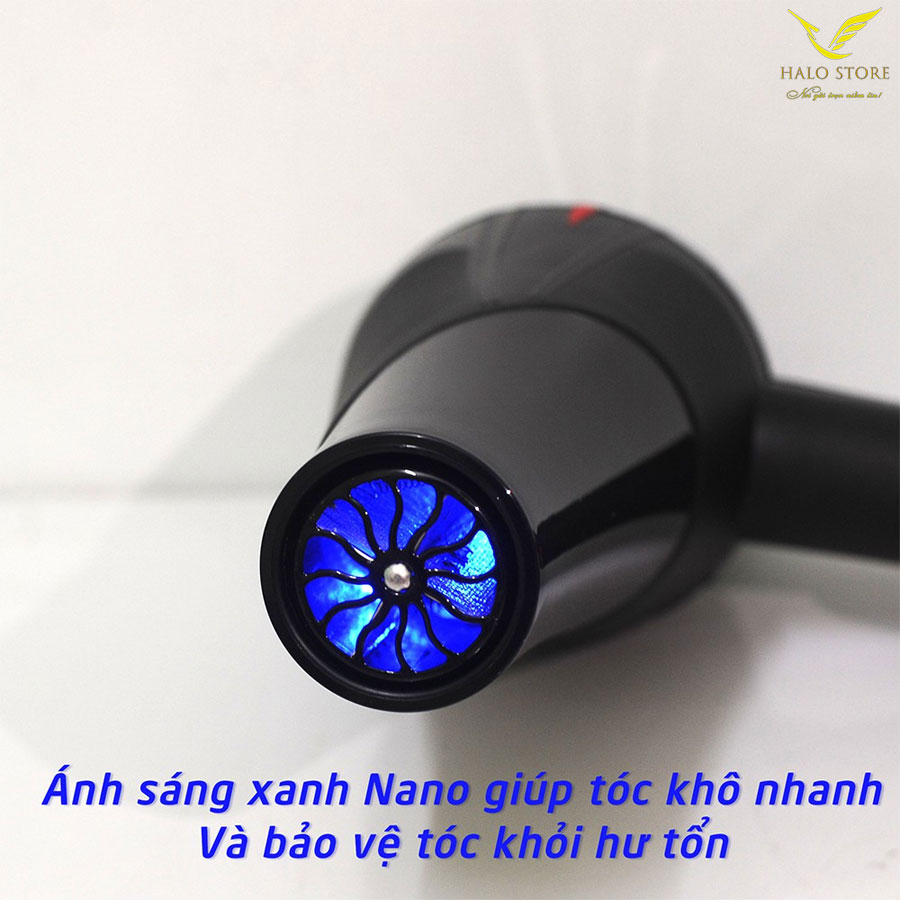 Máy Sấy Tóc Công Suất Lớn 3500W 2 Chiều Nóng Lạnh Nhanh Khô Tóc TẶNG LƯỢC