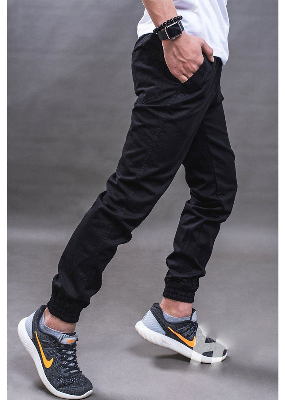 Quần Jogger Nam Ống Bó Thời Trang Hàn Quốc