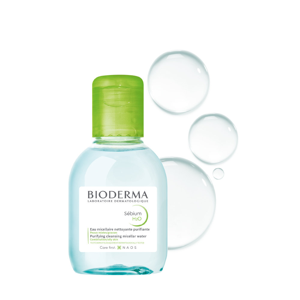 Dung dịch làm sạch và tẩy trang Micellar cho da hỗn hợp và da dầu Bioderma Sébium H2O