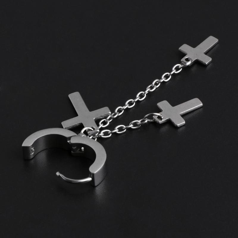 Bông tai chữ thập tiếp điểm cool ngầu bá đạo mọi giới tính