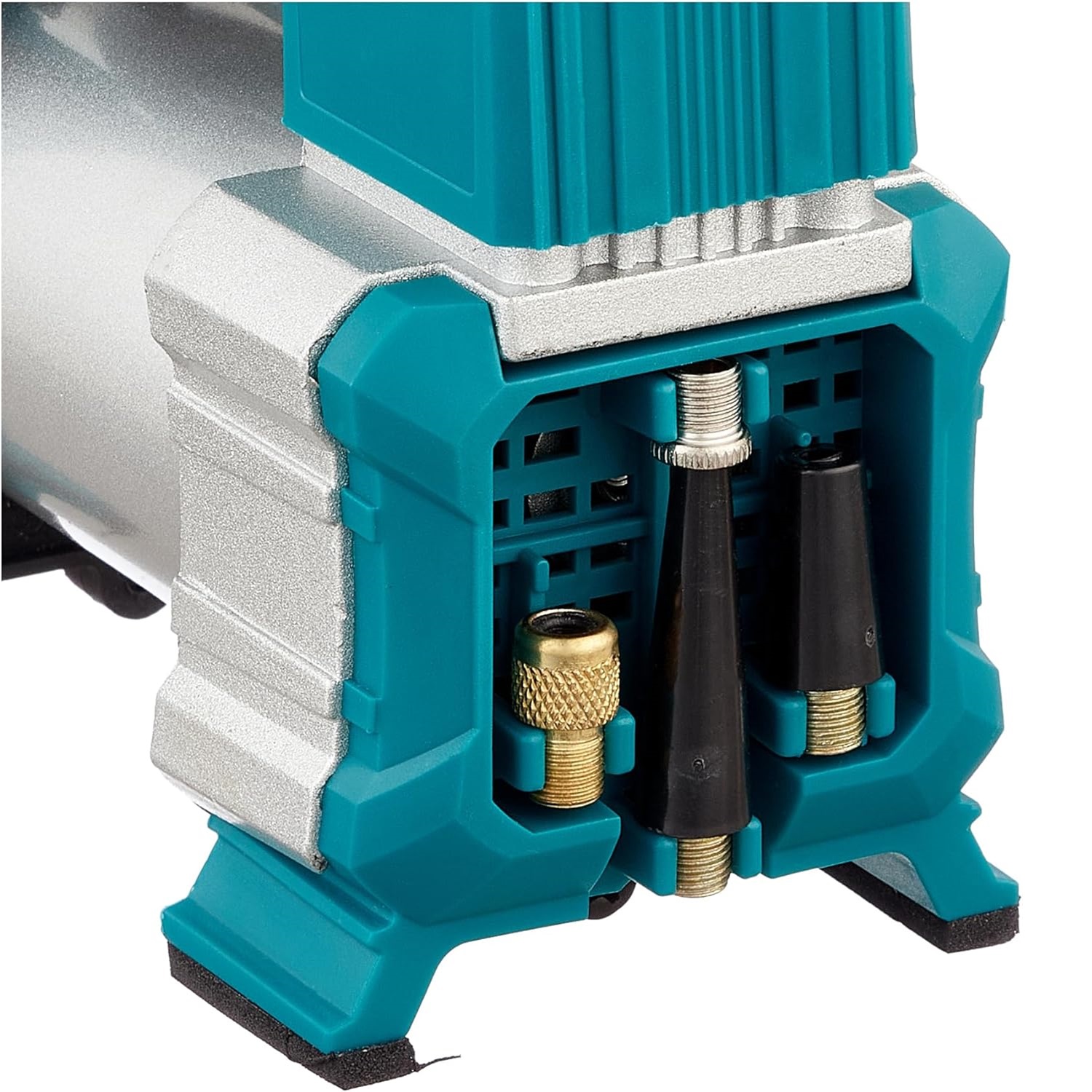 Máy bơm lốp, bánh xe đa năng nguồn 12v có cáp nối bình TOTAL TTAC1406 - Dây dài 3m, có đèn Led, Áp suất đến 140 PSI - Tốc độ 247