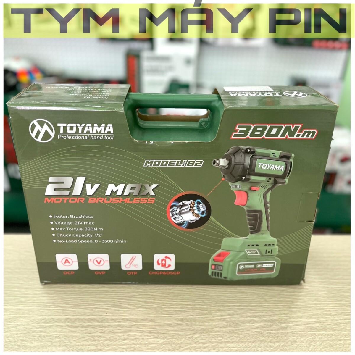 Bộ máy siết bulong pin Toyama B2