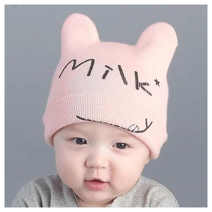 Mũ len Milk, nón len ấm áp cho bé
