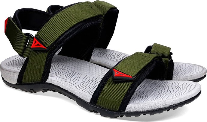 Giày sandal nam Việt Thủy quai ngang VT01 -xanh rêu