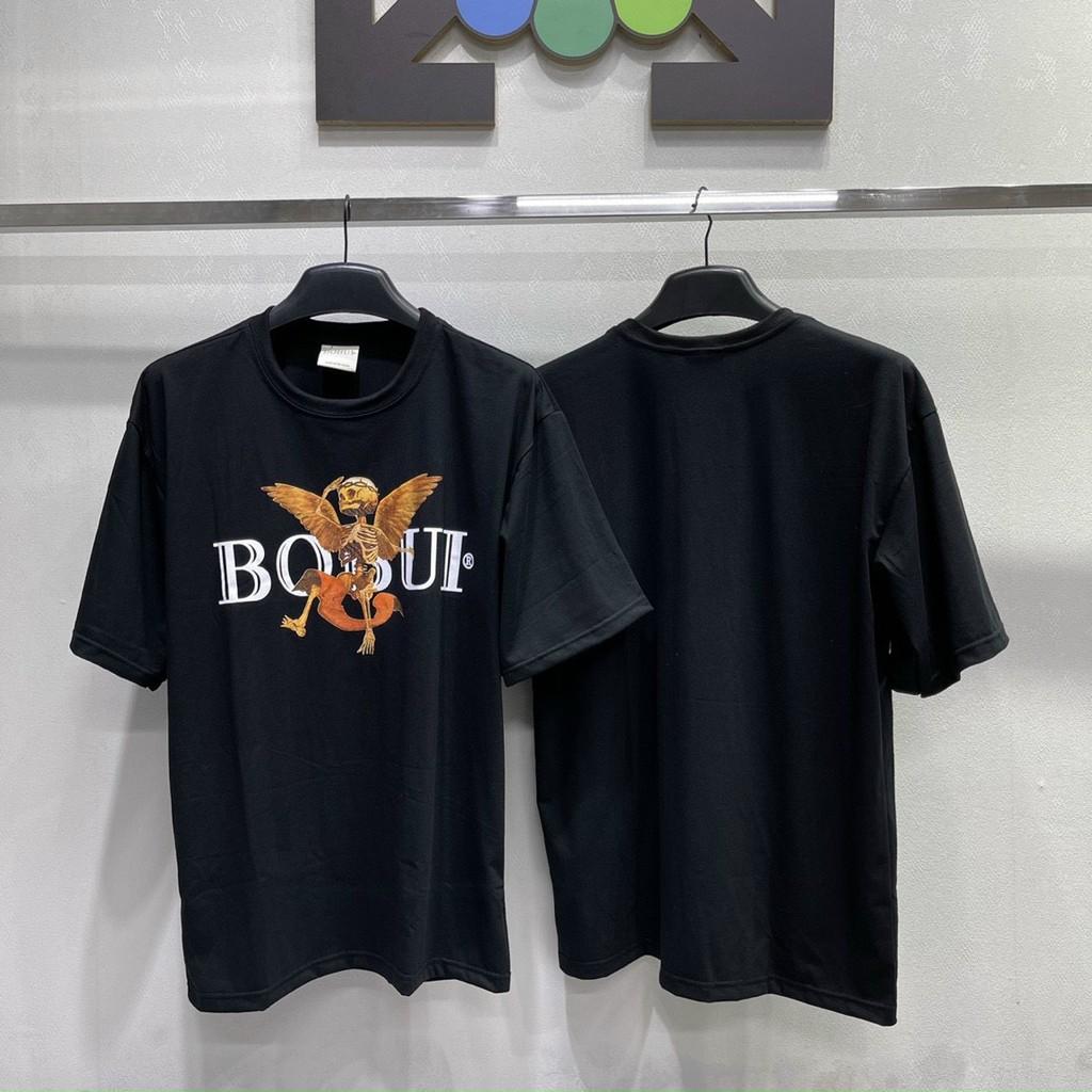 Áo thun local brand bobui big logo tay lỡ unisex