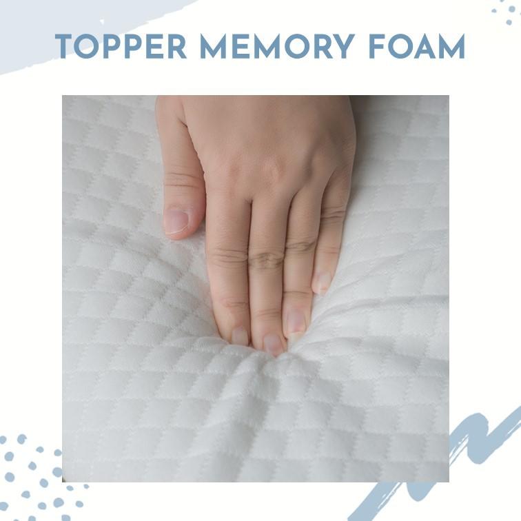 Topper Memory Foam Êm như đệm lò xo cao cấp 9KG