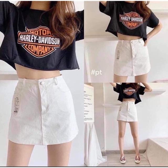 Áo thun nữ croptop motor siêu xinh