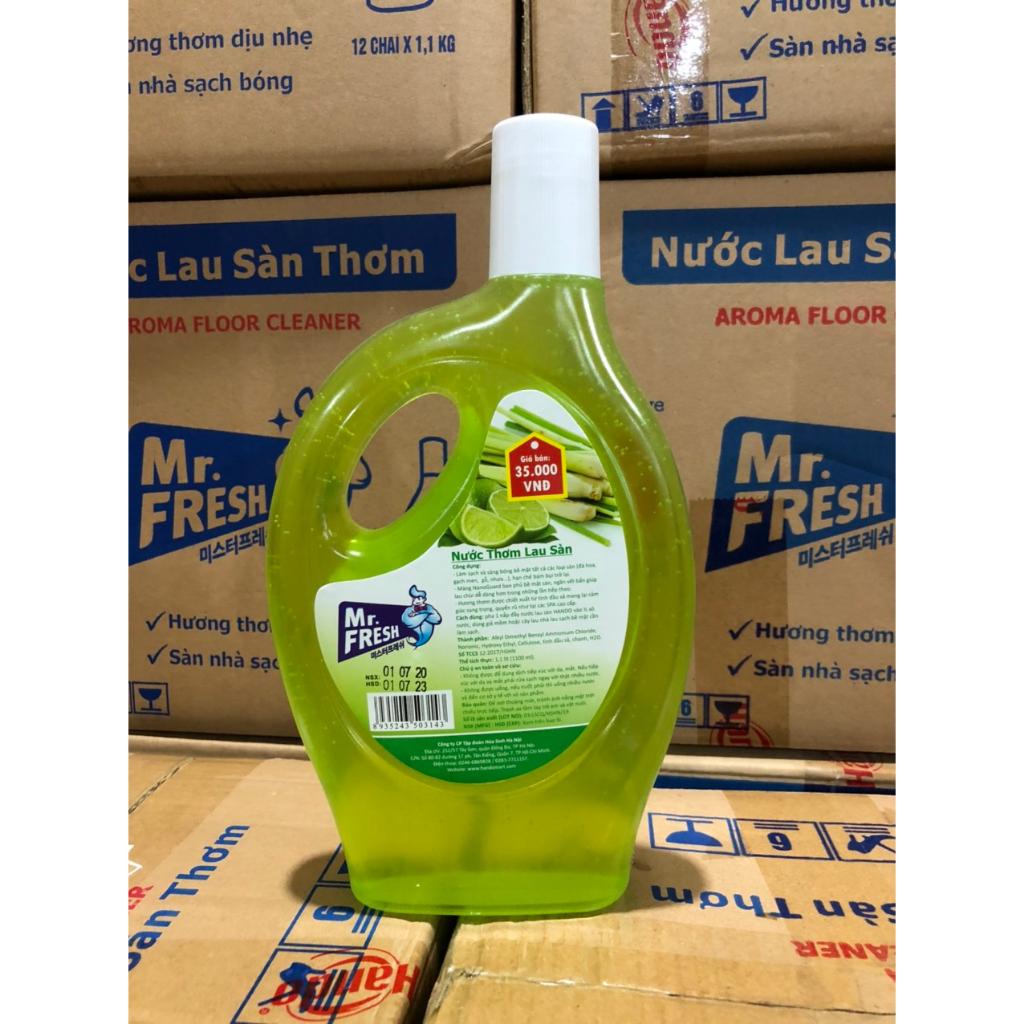 Nước thơm lau sàn Mr.Fresh 1.1L Hương Ccam Quế