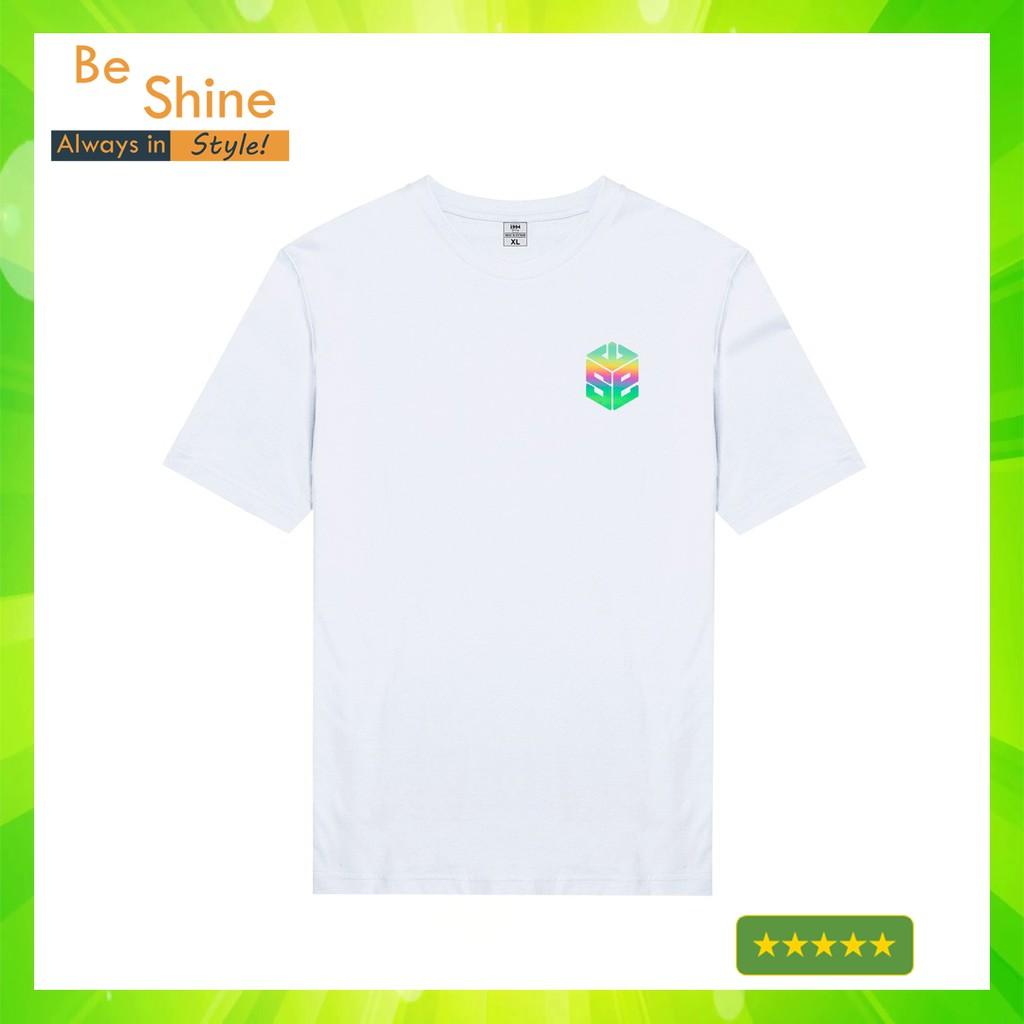 Áo Thun Unisex Phản Quang 7 Màu Logo SWE Áo Phông Cotton Cổ Tròn Form Rộng Phong Cách Hàn Quốc