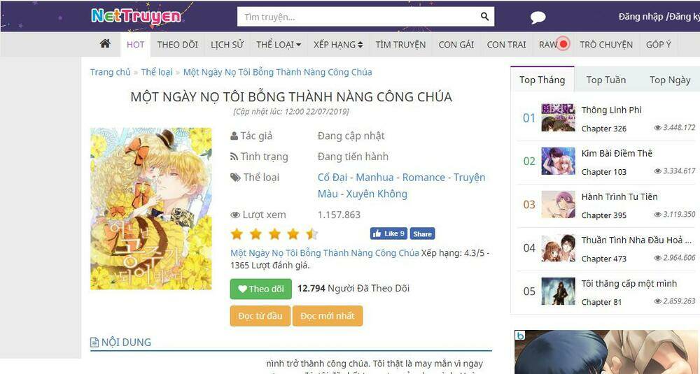 một ngày nọ ta trở thành công chúa chapter 28.5 31