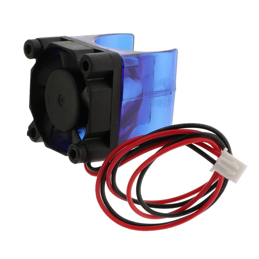 V6 Cover For Cooling Fan 3D Printer ABS 30*30mm Blue