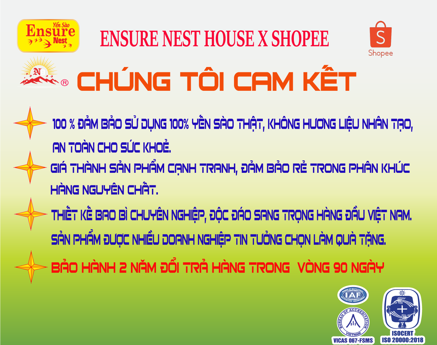 Yến Chưng Đường Phèn Ensure Nest 350mg Yến nguồn gốc yến Khánh Hoà hủ 70ml