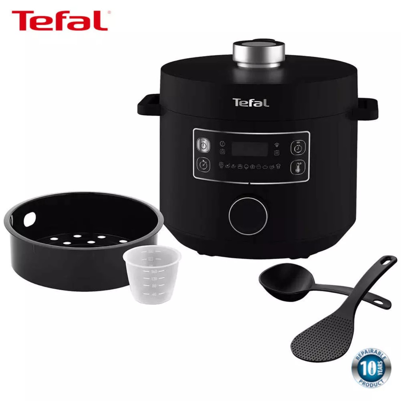 Nồi áp suất điện đa năng Tefal Turbo Cuisine 5L CY754830-Hàng Chính Hãng