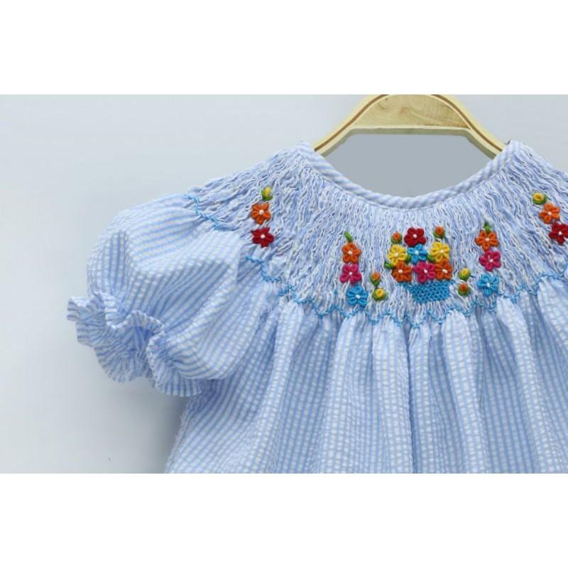 ĐẦM SMOCK HOA NHÍ