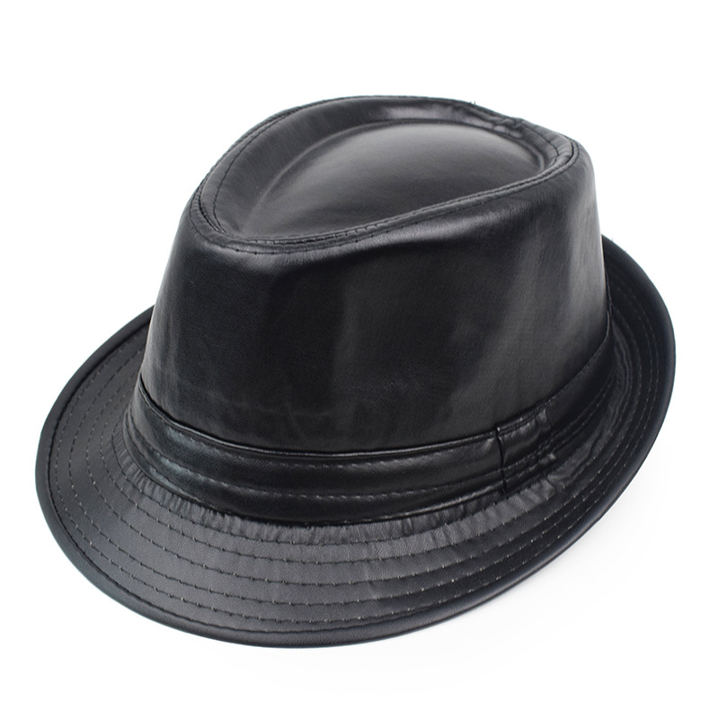 Nón mũ phớt cao bồi nam nữ Fedora comboy chất liệu da Hàng nhập dona23122503