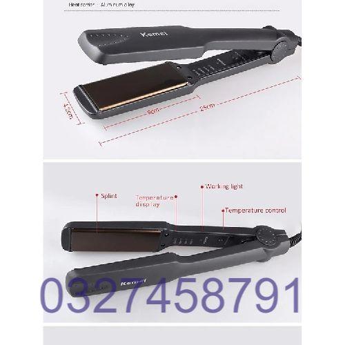 Máy Là Tóc,Máy Ép Duỗi Tóc Thẳng 4 Mức Chỉnh Nhiệt - Tạo Kiểu,Làm Đẹp, Là Thẳng Tóc