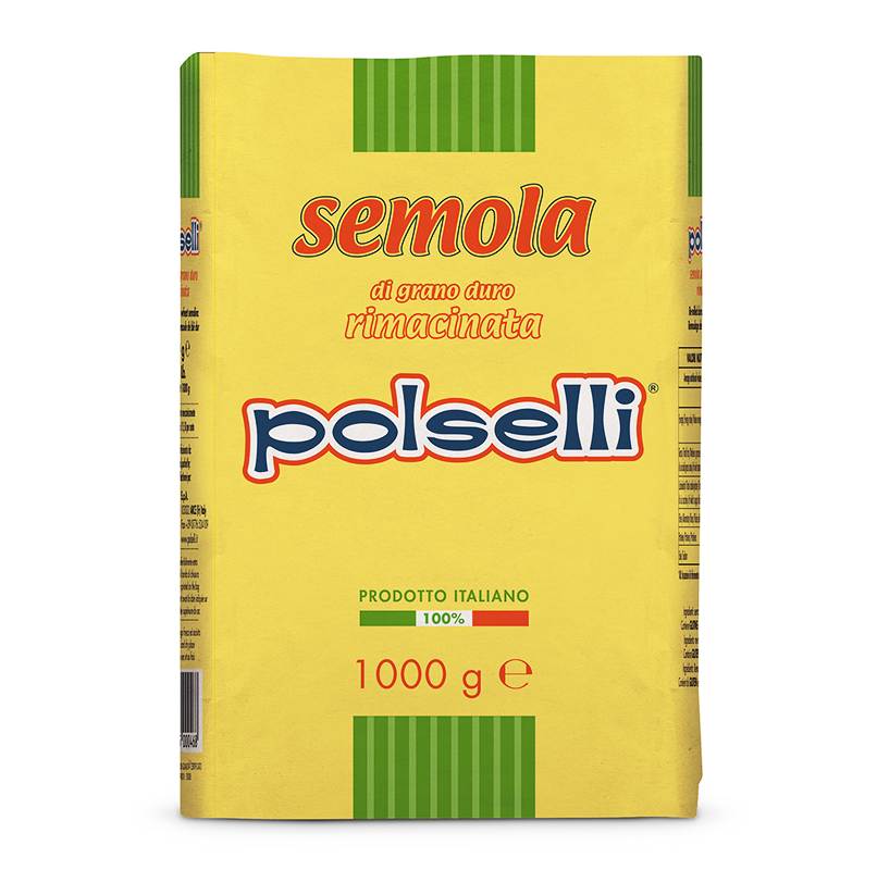 Tặng Men - Bột Mì Semola Chuyên Làm Pasta Polselli 1kg