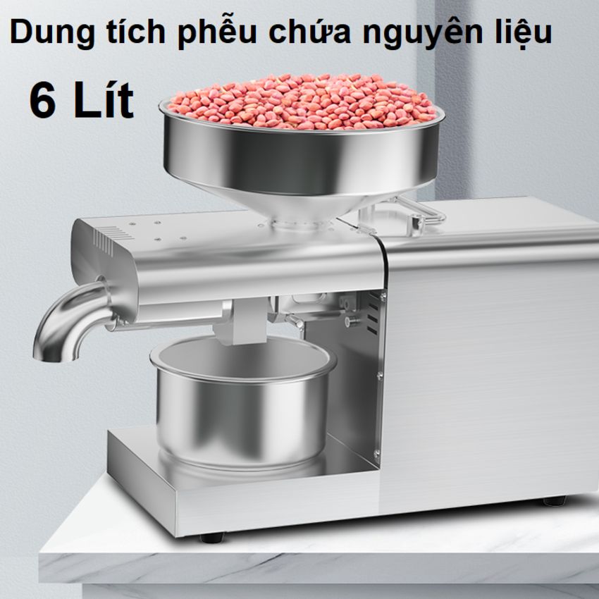 Máy ép dầu thực vật chuyên nghiệp nâng cấp hoàn toàn thương hiệu cao cấp Septree T3 - Năng suất 6-9kg/giờ - Hàng chính hãng