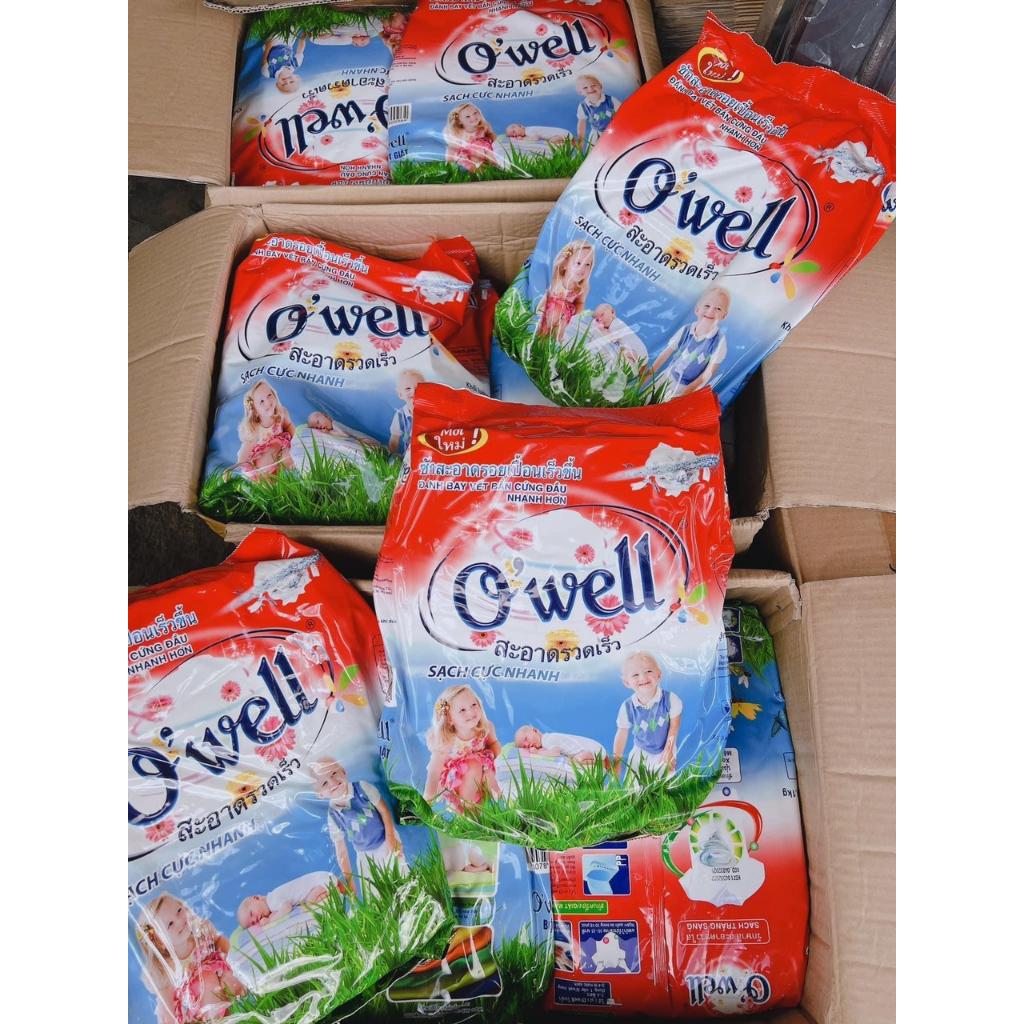 Bột giặt quần áo, Bột giặt Owell hương ngàn hoa đánh bay vết bẩn cứng đầu gói 800gam