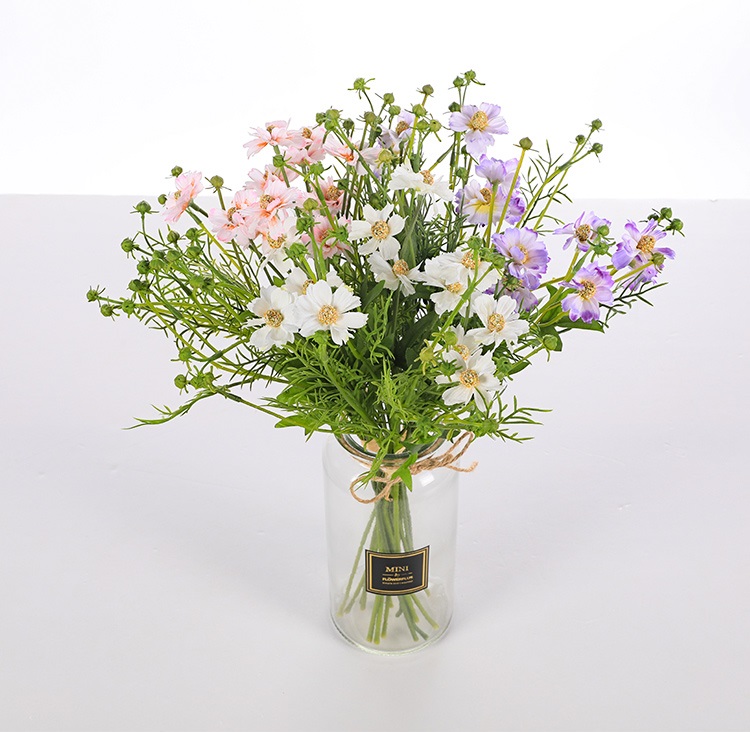 Bình bông lọ hoa thủy tinh ống để bàn cao cấp hình trụ cắm hoa trang trí phòng khách nhà cửa nhiều mẫu