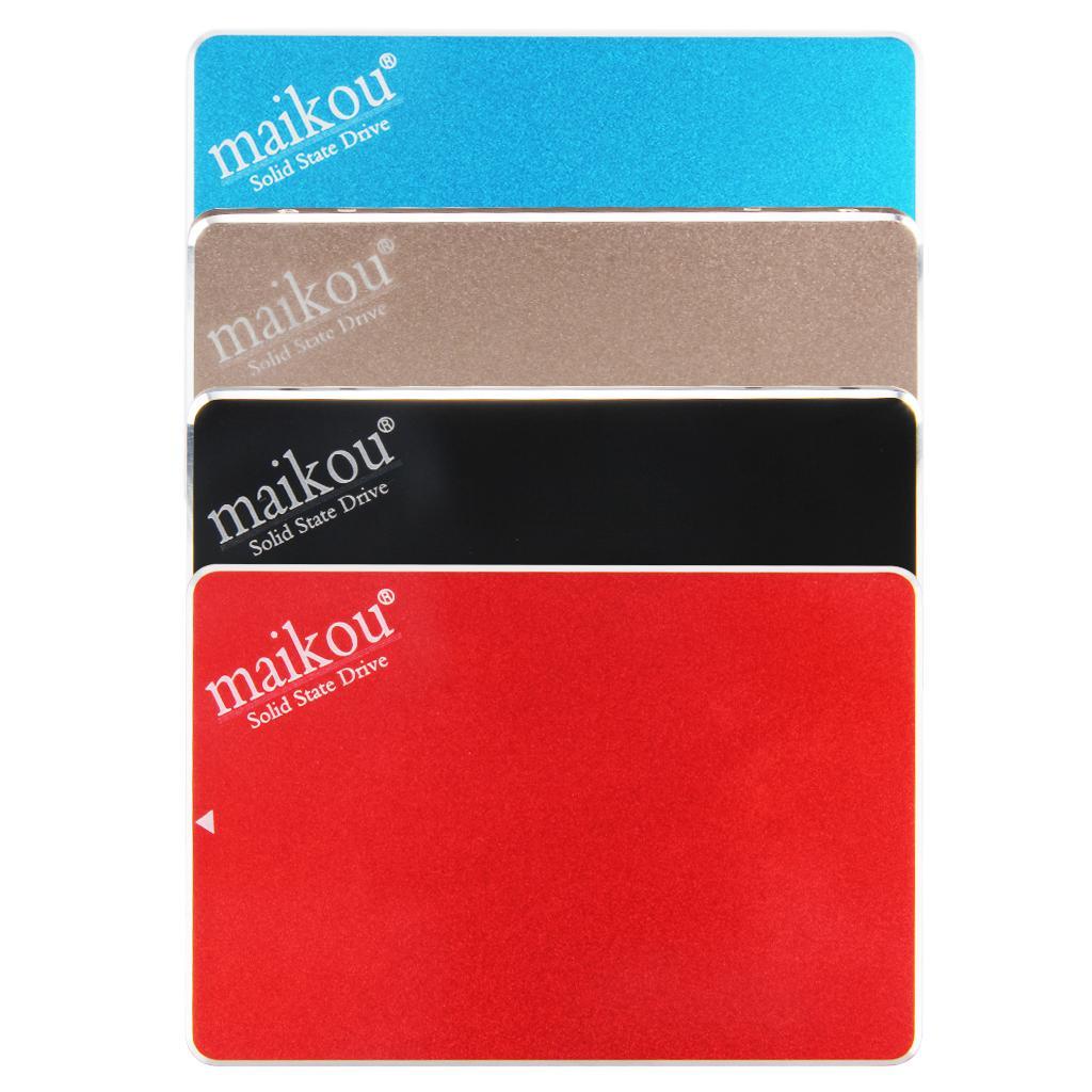 2.5inch SATA3.0 240GB SSD Solid State Drive for Laptop +HDD Caddy Tray Gold