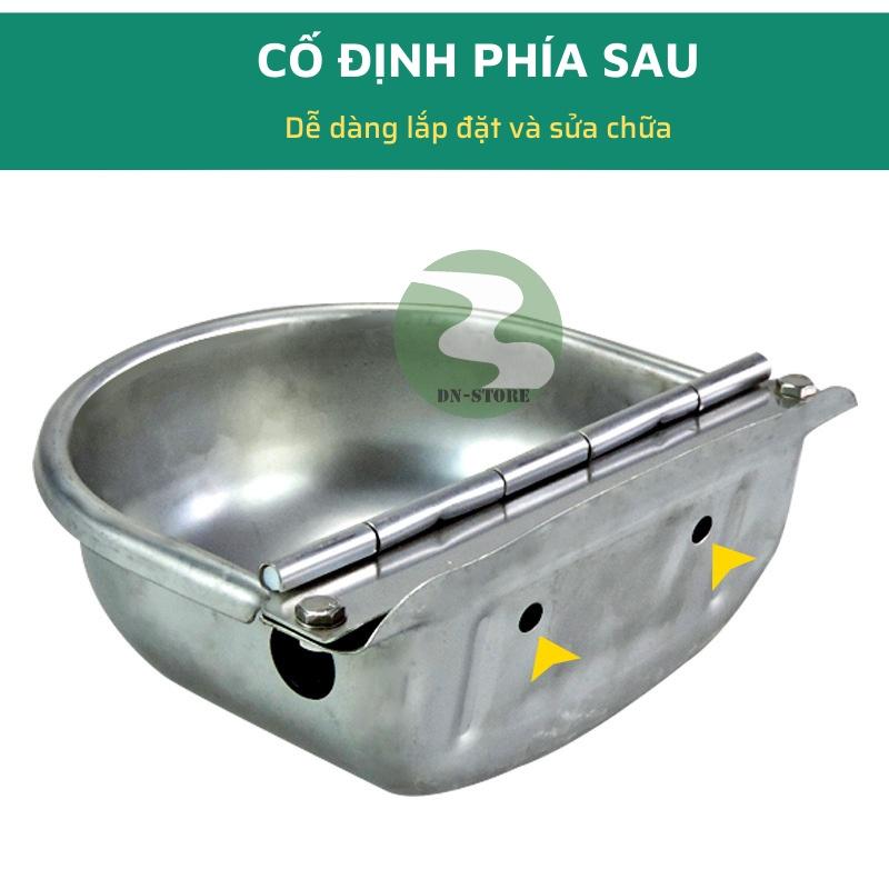 Máng uống nước tự động cho bò gia xúc Inox 304 MU57