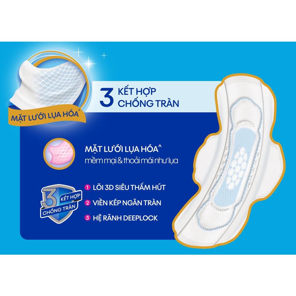 Combo 8 Băng Vệ Sinh Maxi Có Cánh 23cm Kotex Khô Thoáng Kết Hợp 3 Chống Tràn 16 miếng