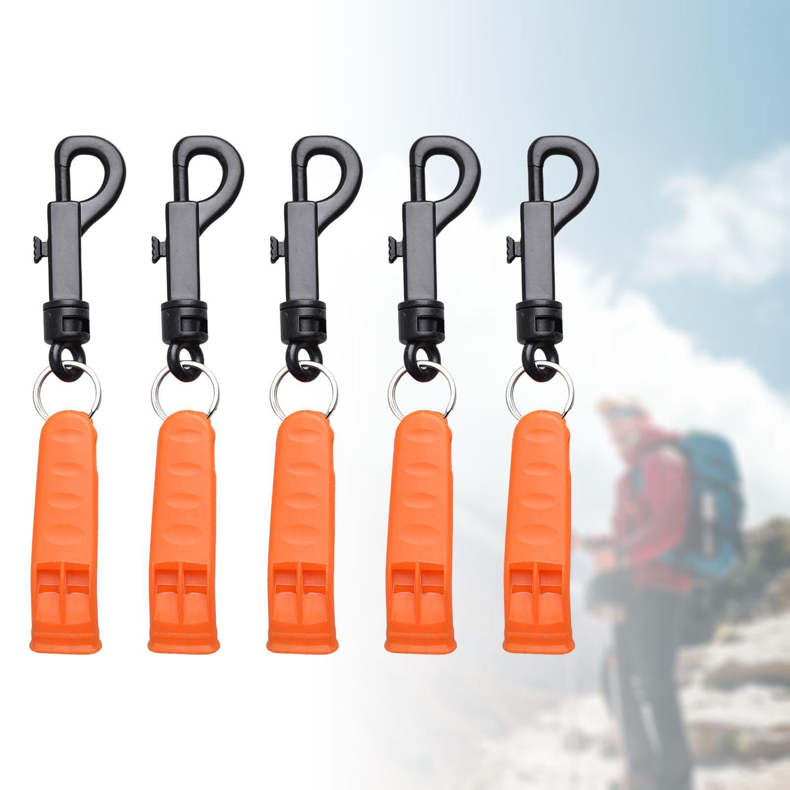 5Pcs Whistle Outdoor Safety Whistle Loud Sound for Kayak Lifeguard