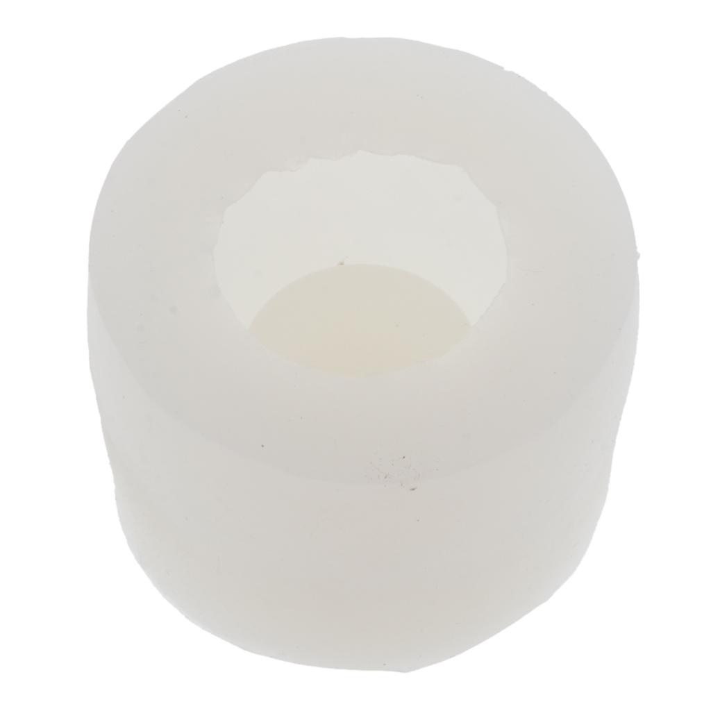 Geometric Round Square Silicone Flower Pot Mold Concrete Cement Resin Cast Mould