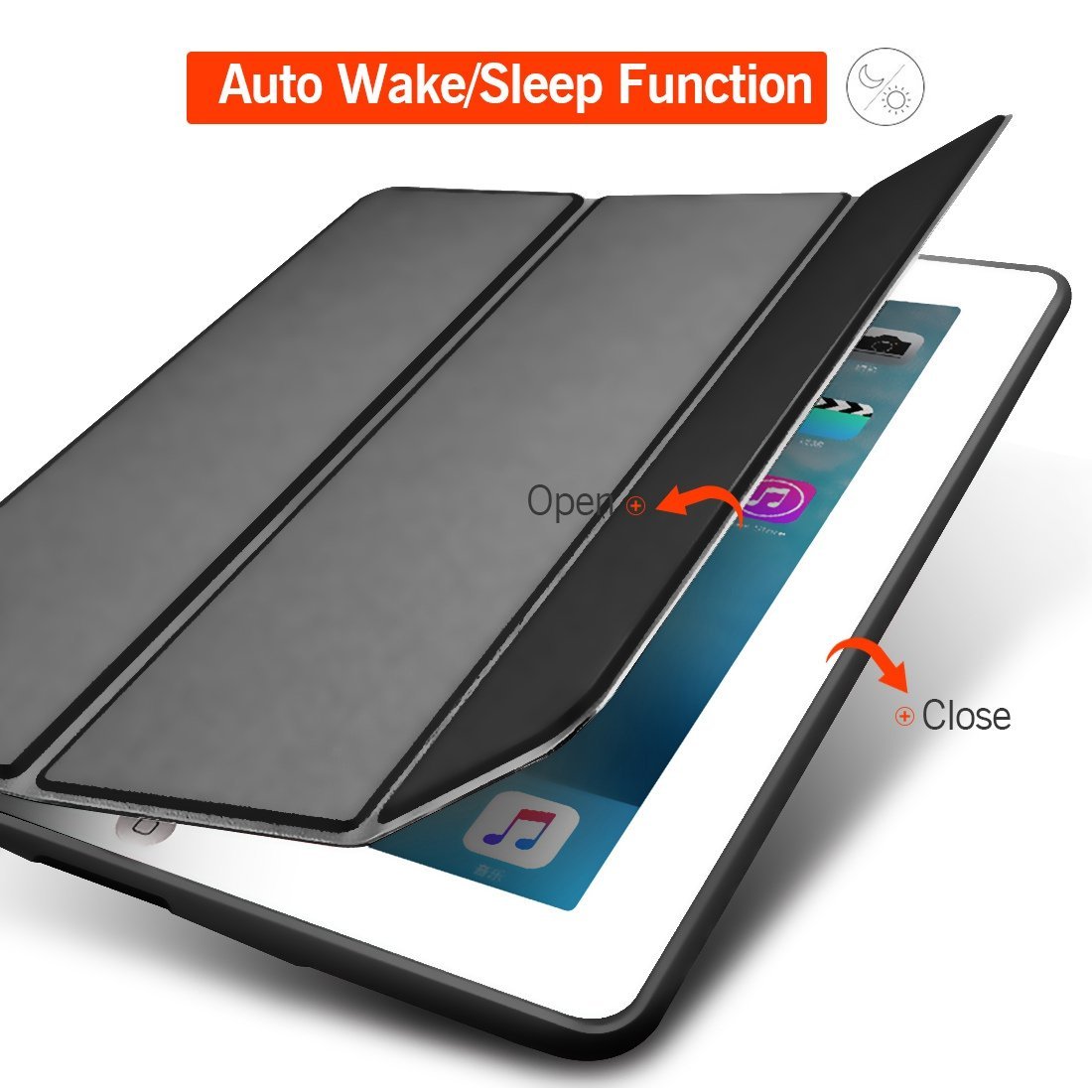 Bao da PKCB silicone dẻo - Smart cover dành cho iPad Pro 9.7 - Hàng Chính hãng