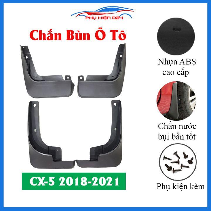 Bộ 4 chắn bùn chuẩn cho xe CX5 CX-5 2018-2019-2020-2021 (kèm bộ ốc)