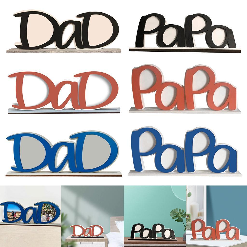 Dad/Papa Picture Frame Pictures Holder Home Desktop Ornament