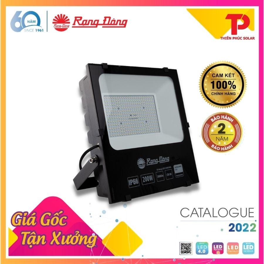 Đèn ngoài trời chiếu Pha LED 200W Rạng Đông Model: CP06/200W