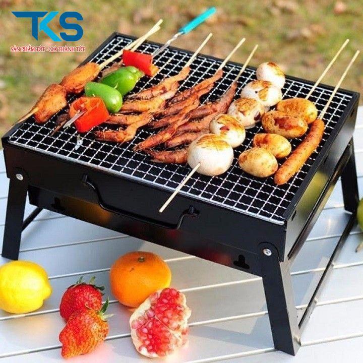 Bếp nướng than hoa BBQ ngoài trời không khói