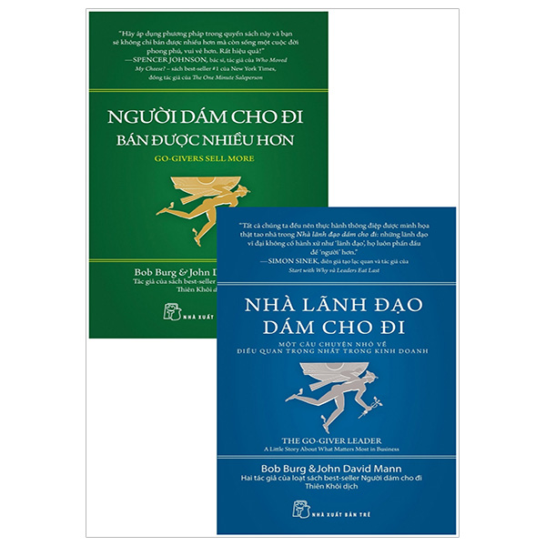 Combo Người Dám Cho Đi Bán Được Nhiều Hơn + Nhà Lãnh Đạo Dám Cho Đi (Bộ 2 Cuốn)